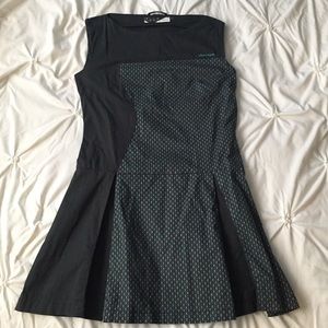 Skunkfunk Green & Black Pleated Betolatza Dress